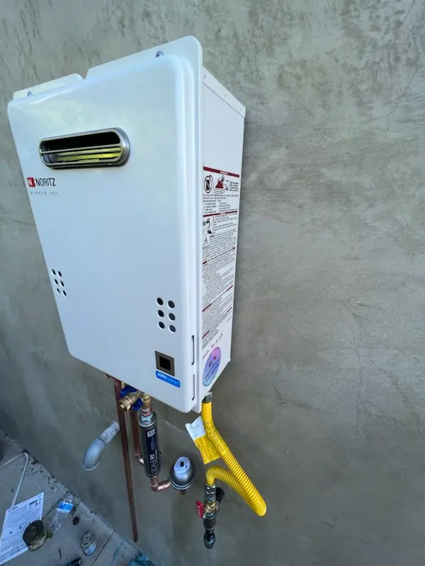 Tankless water heater installation for Scenic Bluff homes